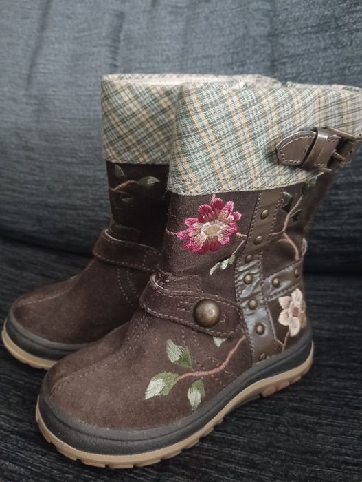 Botas menina castanho Chicco 21