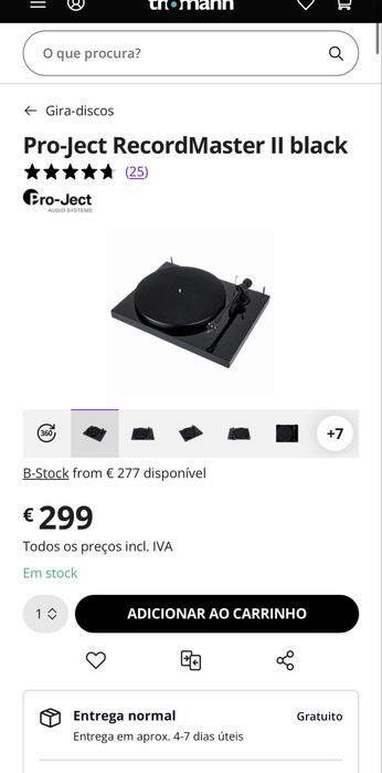 Pro-Ject RecordMaster II black
