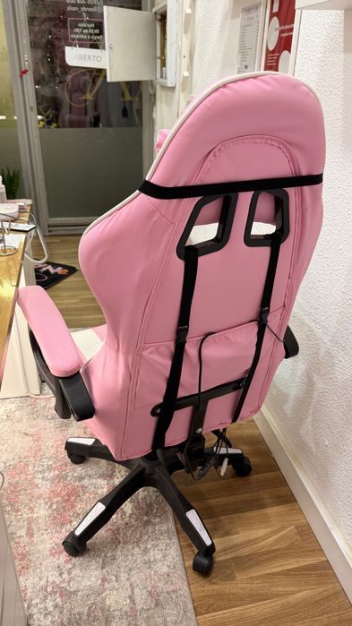 Cadeira Gaming cor rosa