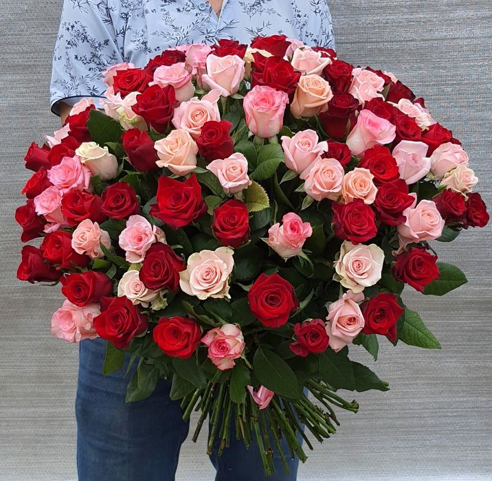 Розы!!Свежесрезаный микс!Цветы, букеты,троянди,букети,квіти