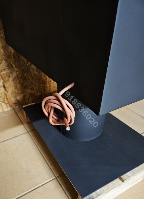 Salamandra Lenha Com Pé - Com Ventilação - Nacional - NOVAS