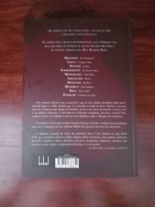 Uma parte do todo - Steve Toltz