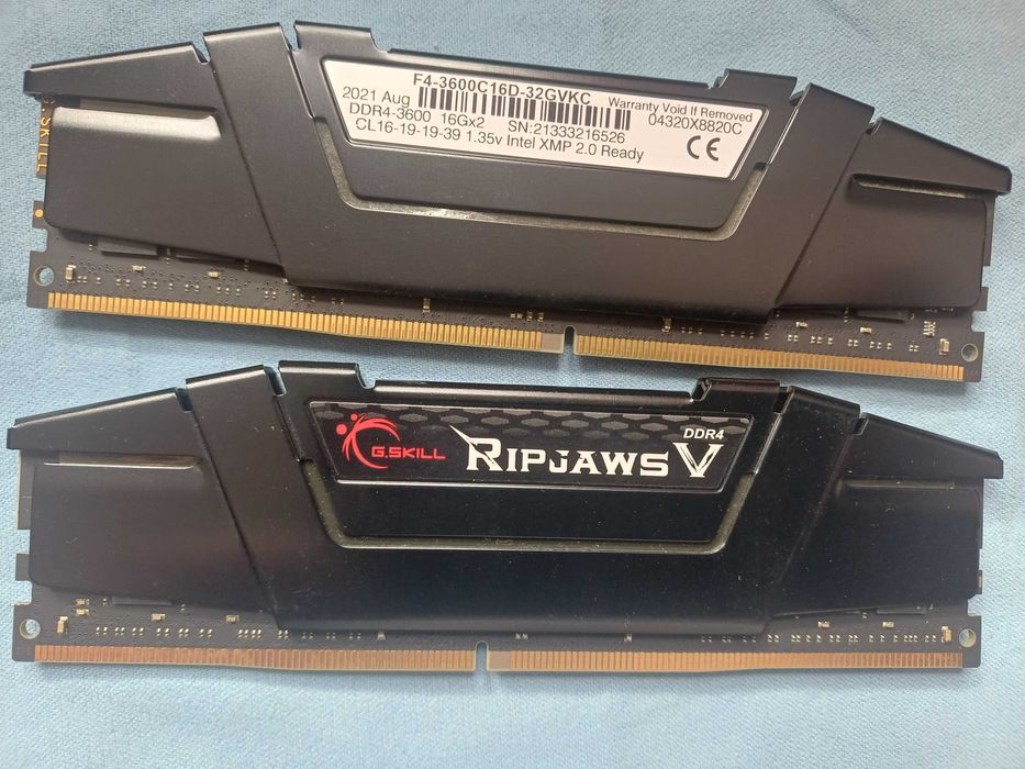 Pamiec DDR4 Ripjavs V DDR4 2 x 16 GB CL16 3600 MHZ