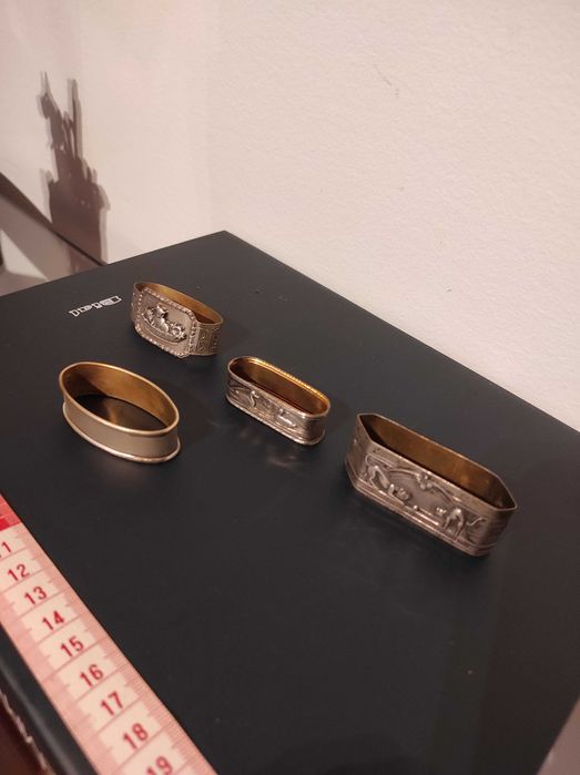 Argolas de Guardanapo em Prata – Diferentes Modelos