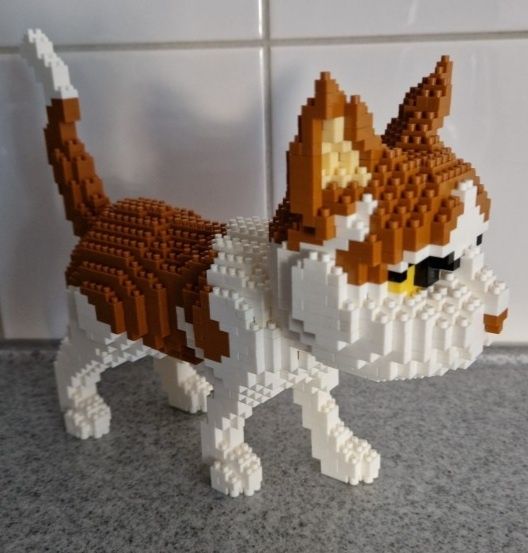 Kotek z mini klocków