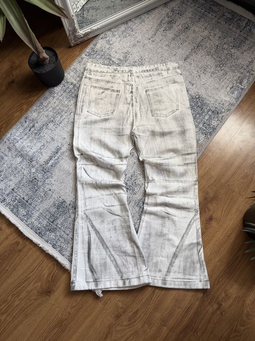 Flared Archive Jeans Кльош Джинси Фларед Буткат Білі Дистрес Distressed Opium Erd Jaded London Y2k Клеш Bootcut Balenci Opium Loose