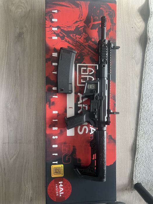 Riffle Airsoft com documentos