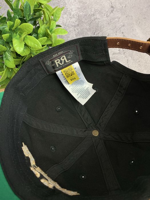 Кепка Ralph Lauren Double RL RRL з шкіряним ремінцем картуз