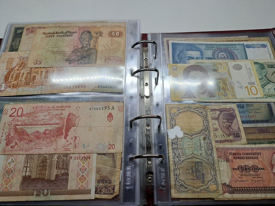 Banknoty zagraniczne różne