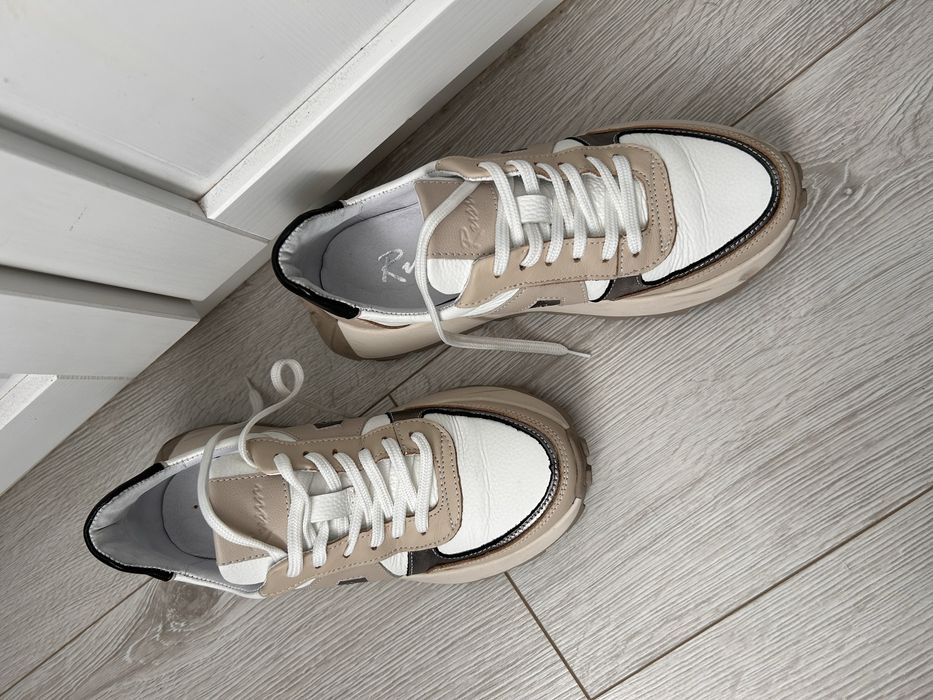 Sneakersy skora naturalna skórzane 36 rusin ohbutik