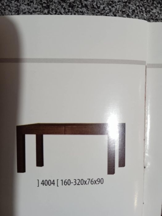 Stół rozkładany + 8 krzeseł Meble Ceglewski TRIS – dąb / wenge