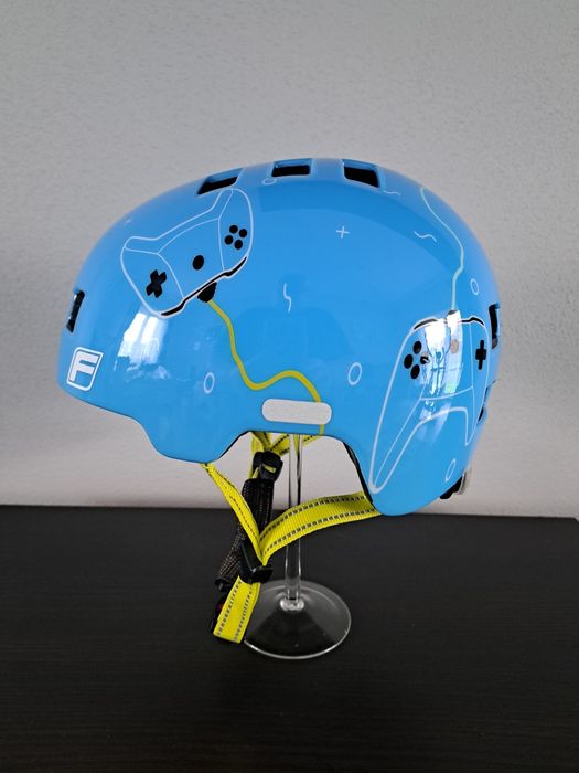 Kaski Kask rowerowy Fischer BMX r. 48-54 cm XS/S LED