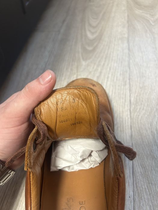 Чоловічі шкіряні туфлі Clarks Extra Wide (Made in Portugal) — Розмір 43