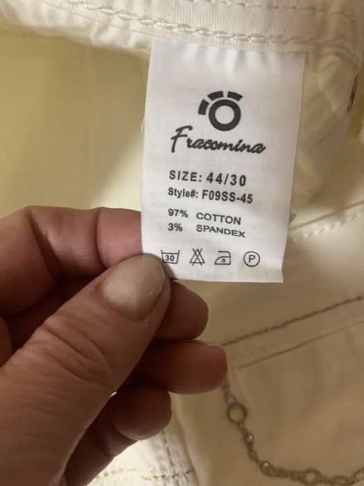 Джинси літні оригінал Італія  бренд FRACOMINA  р.M
