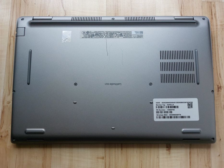 Dell latitude 5521  i7-11850H/32GB/512SSD/FHD/Nvidia MX 450/Bat.Good/