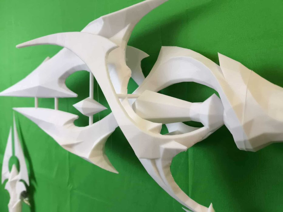 Genshin Impact Bloodsoaked Ruins | Flins arma para cosplay/prop