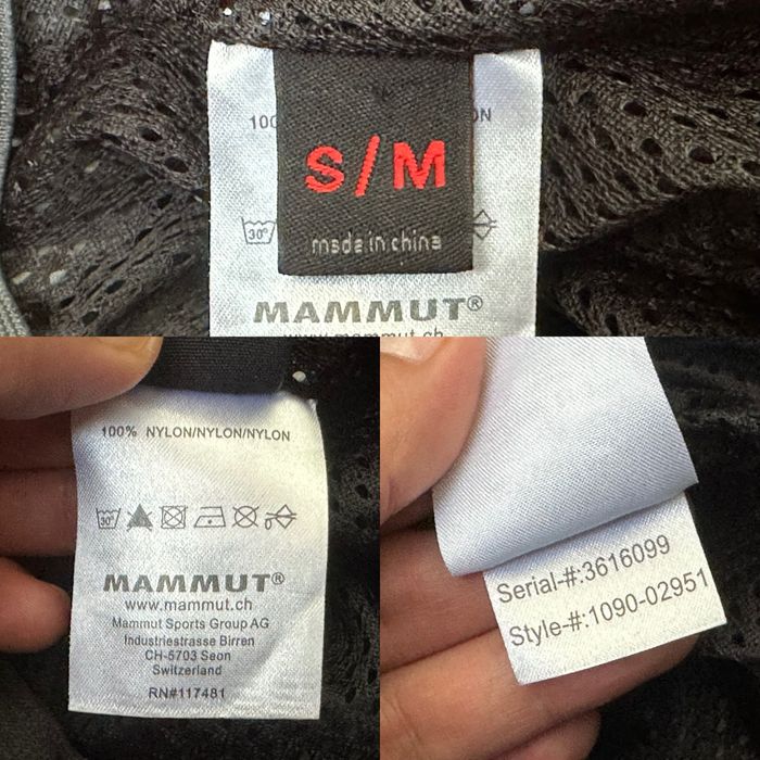 Кепка mammut dry tech