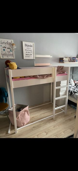 Łóżko dziecięce z materacem rucken 70x140