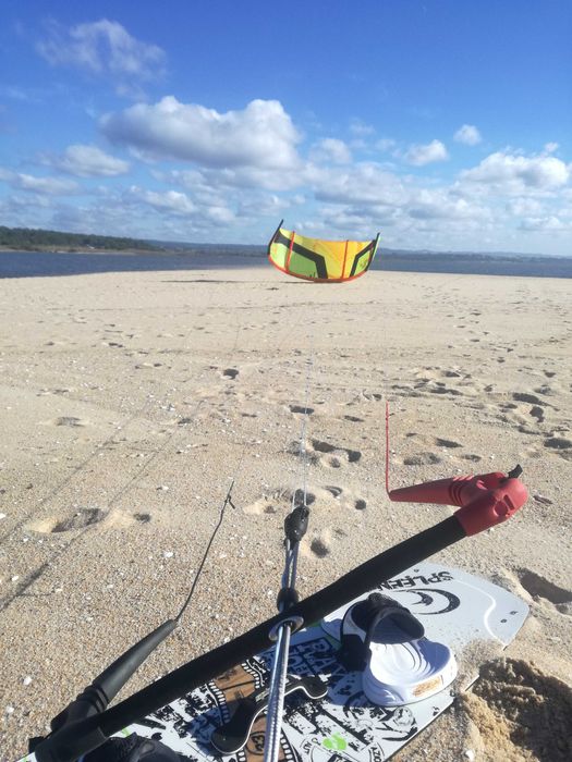 Kitesurf LiquidForce 10 metros prancha, arnez e barra