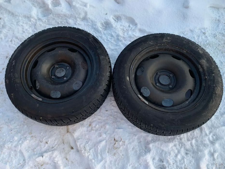 2x KOŁA R16 6.5J 4x108 65,1mm ET28 OPONY ZIMOWE 7.5mm 205/60/R16 2019r PEUGEOT CITROEN 207 208 2008 301 307 308 PARTNER II BERLINGO II C3 II III C4 DS3 DS4 C-ELYSEE