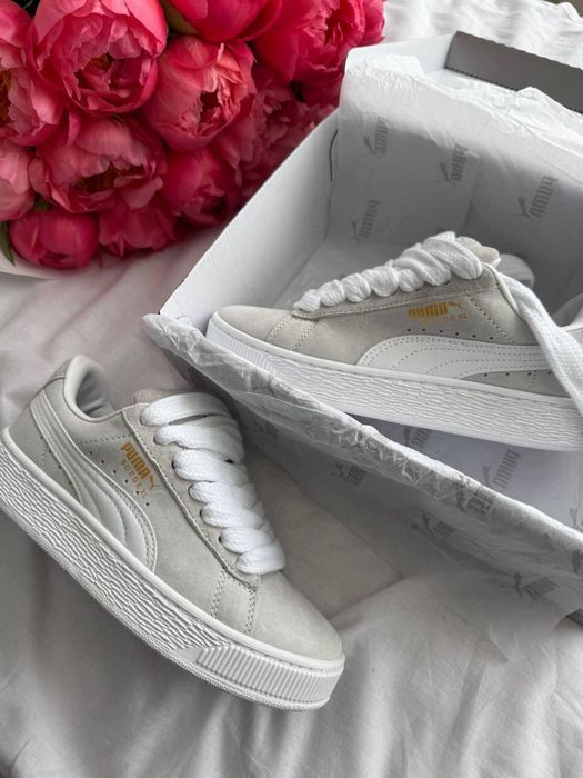 АКЦІЯ! Puma Suede XL Light Grey 37 38 39 40 41 42 43 44 45 пума суеде