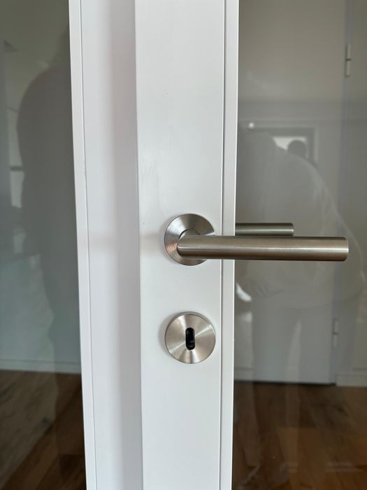 Portas Casa Interior Madeira e Vidro