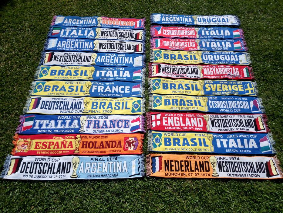 Cachecóis Finais do Campeonato do Mundo de Futebol