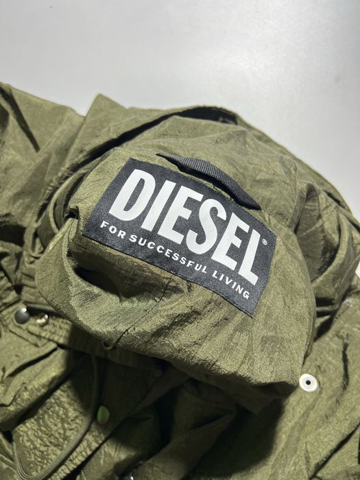 Diesel G-Neva R оверсайз нейлонова куртка з карманами — zdjęcie 4