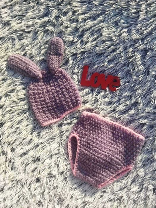 Комплект,набор для фотосессии новорожденн зайка,зайчик,newborn,ньюборн