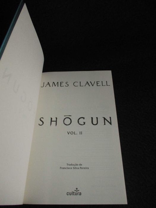 Livros Shōgun James Clavell 1ª edição 2024/2025