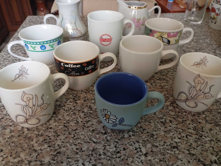 Кофейные кружки СССР и современные разнобой