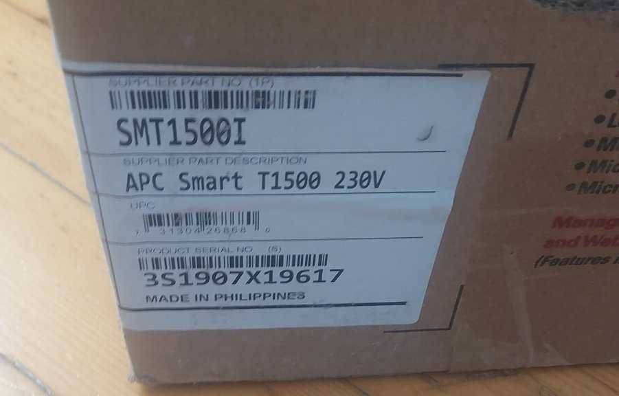 Новий Безперебійник APC 1500 Smart UPS T1500 SMT 1500I ДБЖ УПС