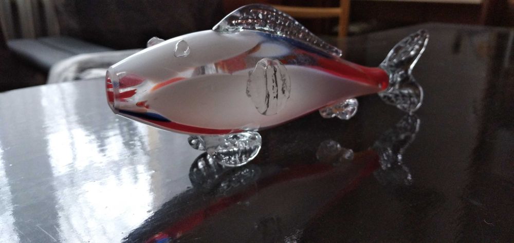 Prawdziwa szklana ryba z PRL