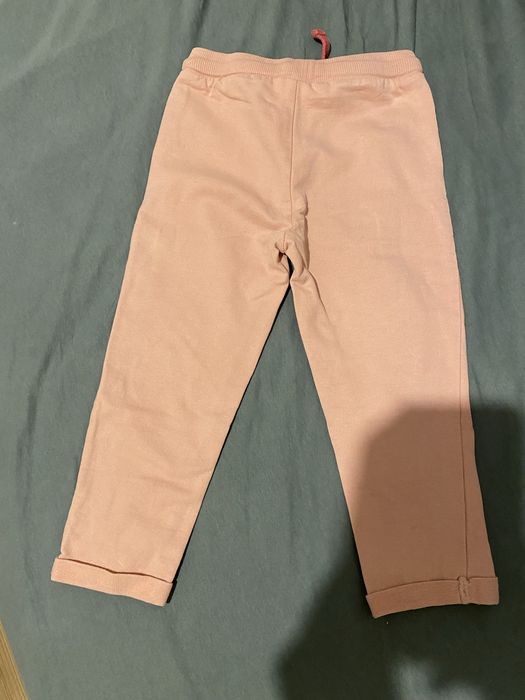 Różowe spodnie dresowe 98 socute dla dziewczynki