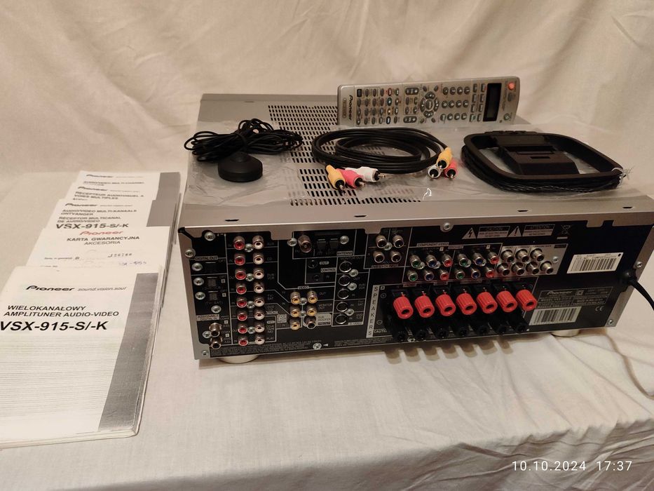 Sprzedam apmlituner PIONEER VSX-915-S + głośniki RUBI