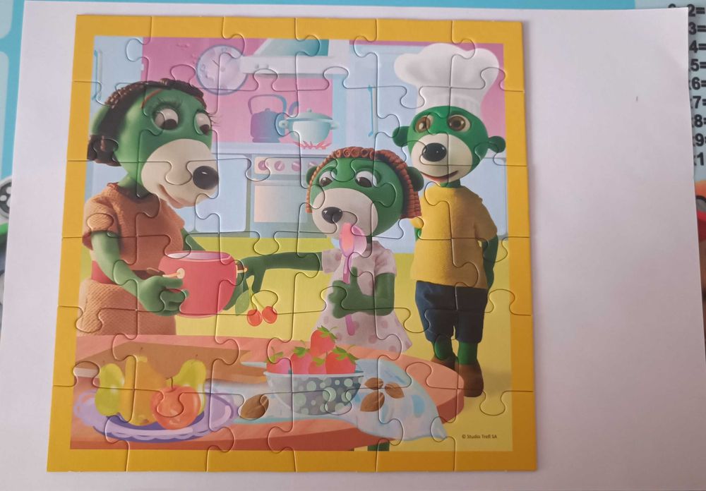 Пазли на вік 2+ 3+ 4+