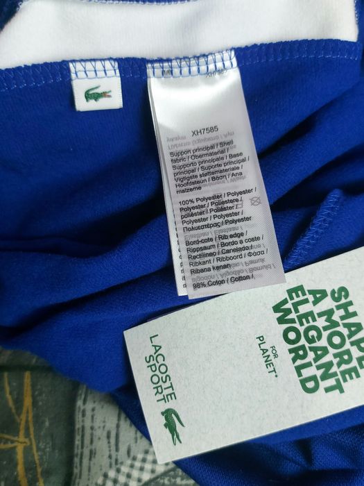 Spodnie dresowe Lacoste, niebieskie.