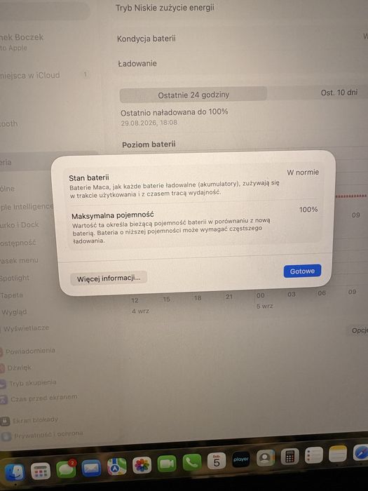 MacBook Pro M5 14” — 16 GB / 512 GB — jak nowy