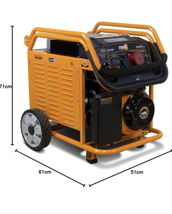 Оренда генератора 380В | 3 фази | 8–8,5 кВт