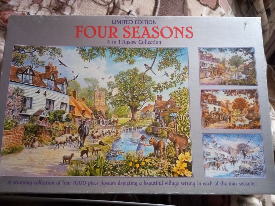 Puzzle 4 pory roku. Limitowana edycja 4x1000.