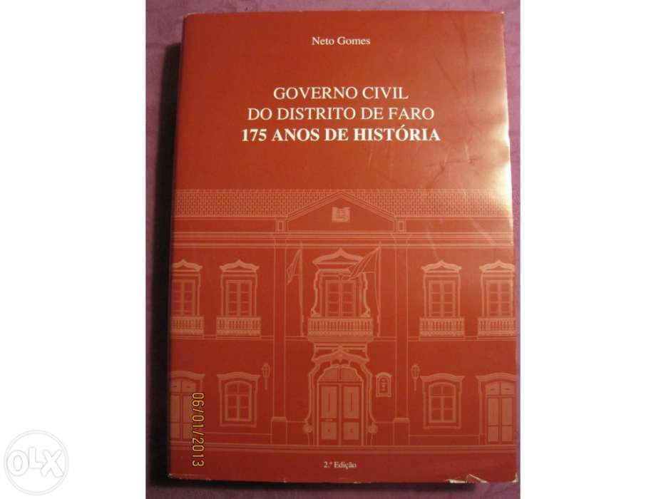 Livro Governo Civil do Distrito de Faro - 175 anos de história