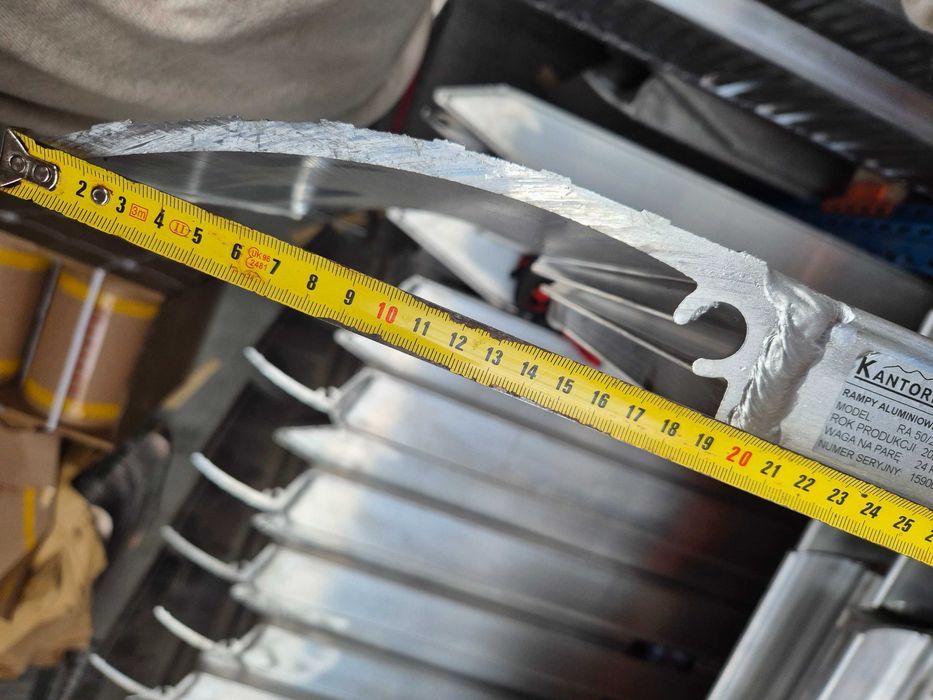 Najazdy aluminiowe od 2m-5m, do 25T - Dostawa, gwarancja, znak CE
