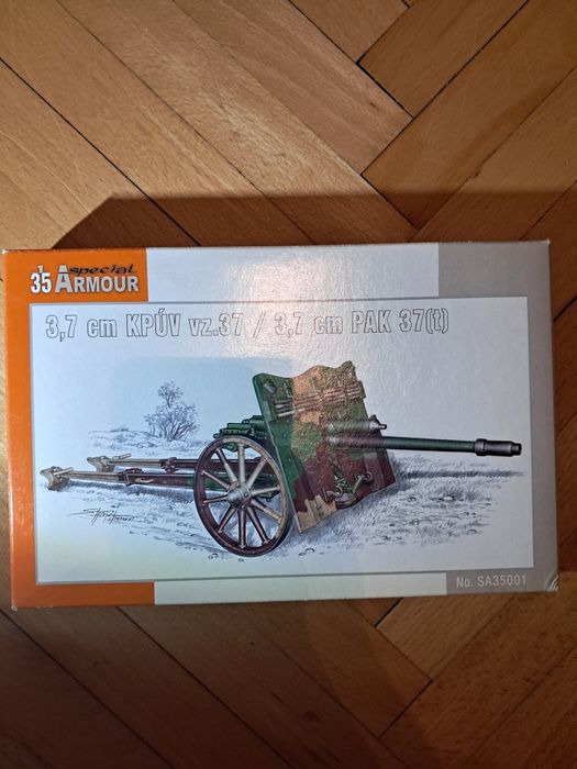 Modle do sklejania 3,7 cm PAK 37(t)