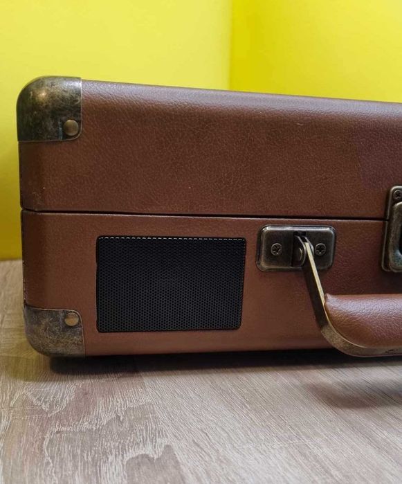 Przenośny gramofon bluetooth USB AUX jack na słuchawki