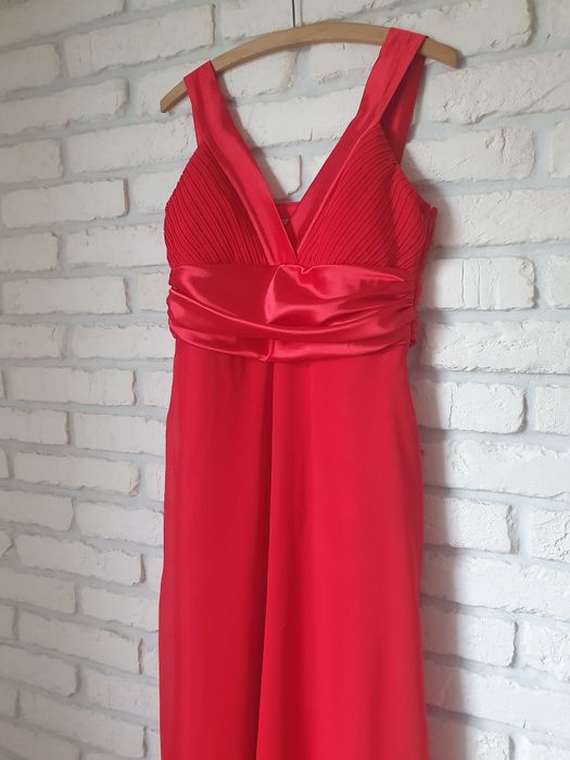 Długa sukienka wieczorowa 40 M/L czerwona suknia