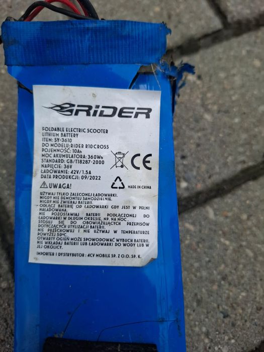 Hulajnoga  elektryczna rider