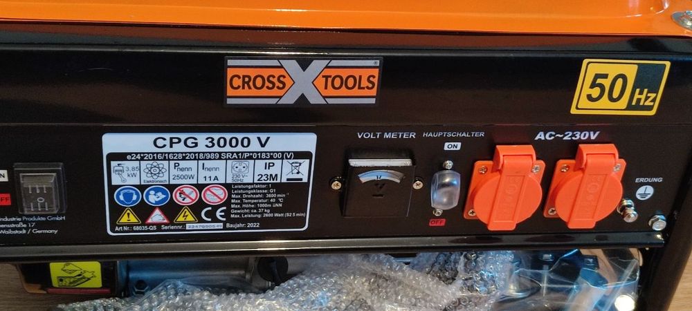 Генератор бензиновий, 3 кВт, новий, гарантія