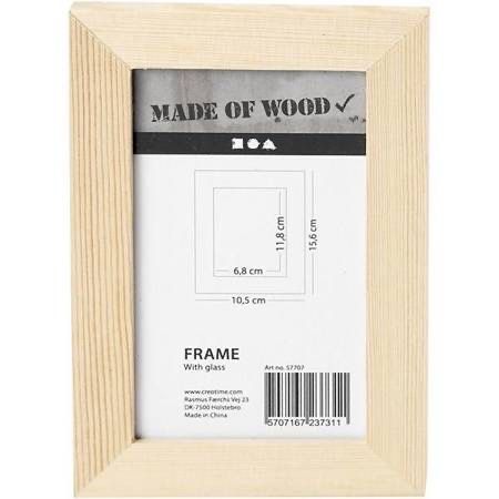 Ramka stojąca na zdjęcia wykonana z drewna 100%