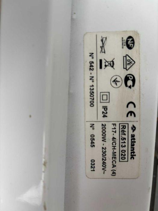 Електричний обігрівач Atlantic