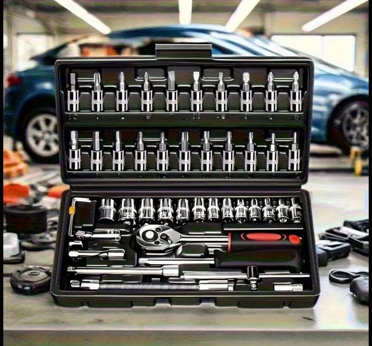 Професійний універсальний набір інструментів для авторемонту